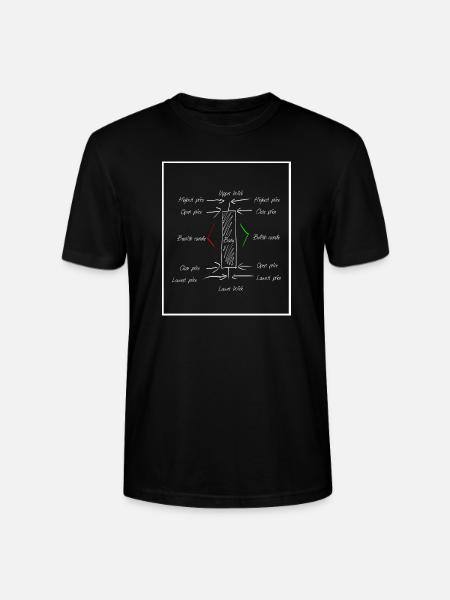 Świecznik Kerzenständer - Stanley/Stella Unisex Bio-T-Shirt CRAFTER - Schwarz