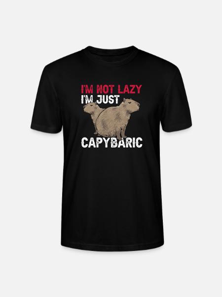 Capybara rodent - Stanley/Stella CRAFTER Unisex Organic T-Shirt - black