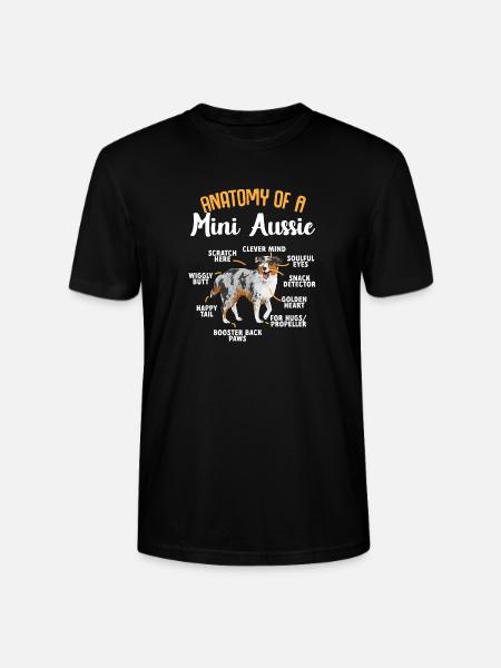 Miniature Australian Shepherd - Stanley/Stella CRAFTER Unisex Organic T-Shirt - black