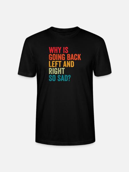 Zurück Nach Links Und Rechts Gamer Gaming - Stanley/Stella Unisex Bio-T-Shirt CRAFTER - Schwarz
