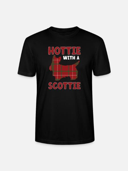 Scottish Terrier Scottie Dog - Stanley/Stella CRAFTER Unisex Organic T-Shirt - black