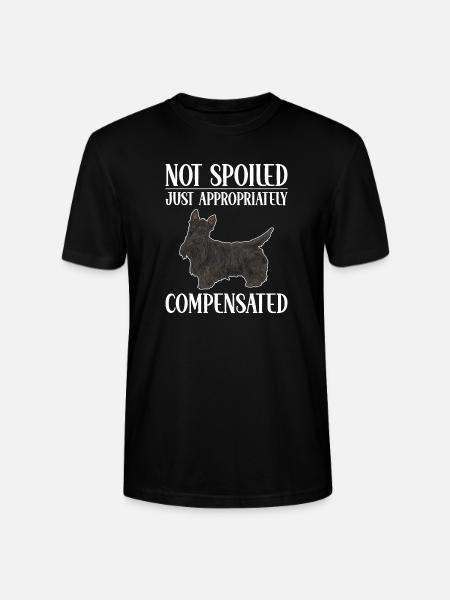 Scottish Terrier Scottie Dog - Stanley/Stella CRAFTER Unisex Organic T-Shirt - black