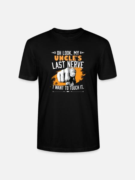 Se min onkels sidste nerve sjov onkel matcher - Stanley Stella CRAFTER unisex økologisk-T-shirt - sort