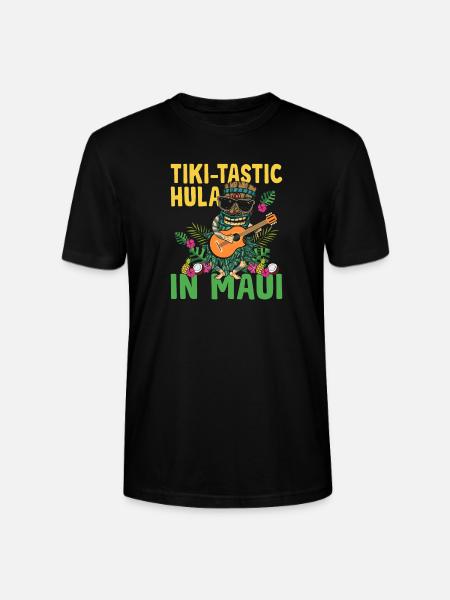 Tiki-tastischer Hula Auf Maui Tiki Hawaiian Luau - Stanley/Stella Unisex Bio-T-Shirt CRAFTER - Schwarz