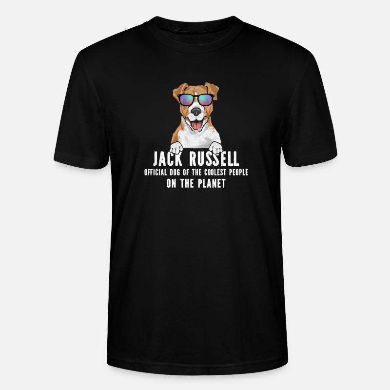 Jack Russell Terrier - Stanley/Stella Unisex Bio-T-Shirt CRAFTER - Schwarz