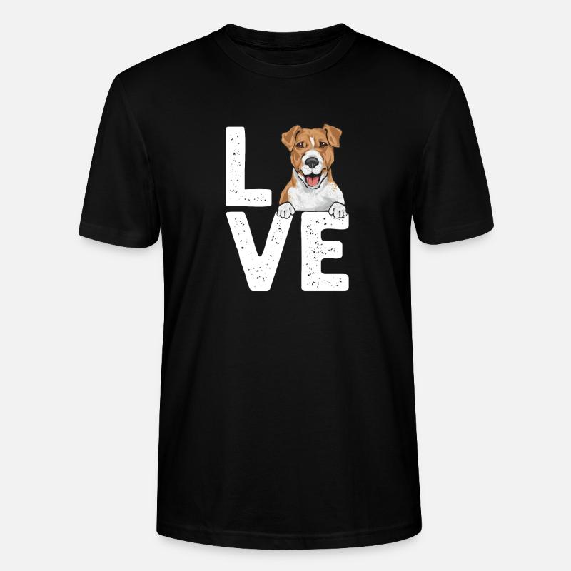 Jack Russell Terrier - Stanley/Stella Unisex Bio-T-Shirt CRAFTER - Schwarz