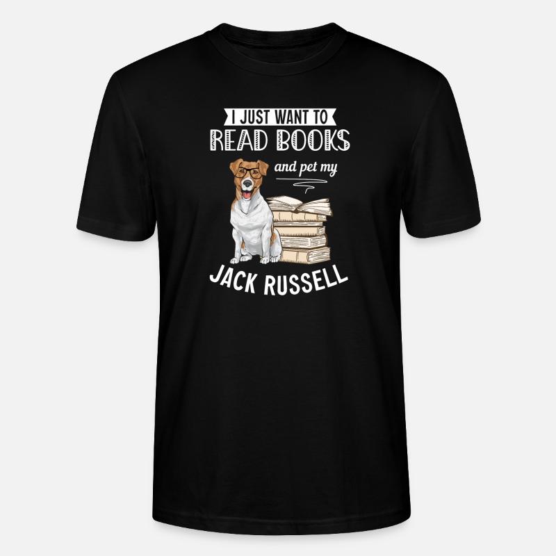 Jack Russell Terrier - Stanley/Stella Unisex Bio-T-Shirt CRAFTER - Schwarz
