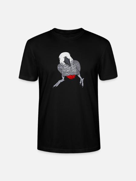 Graupapagei Perroquet gris d’Afrique Papagei - T-shirt bio CRAFTER Stanley Stella Unisexe - noir