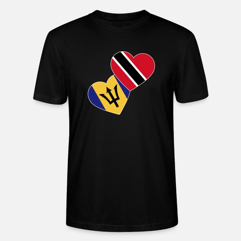 Drapeau de Trinité-et-Tobago - T-shirt bio CRAFTER Stanley Stella Unisexe - noir