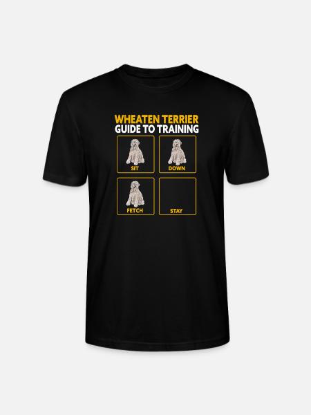 Terrier irlandais à enrobage doux - T-shirt bio CRAFTER Stanley Stella Unisexe - noir
