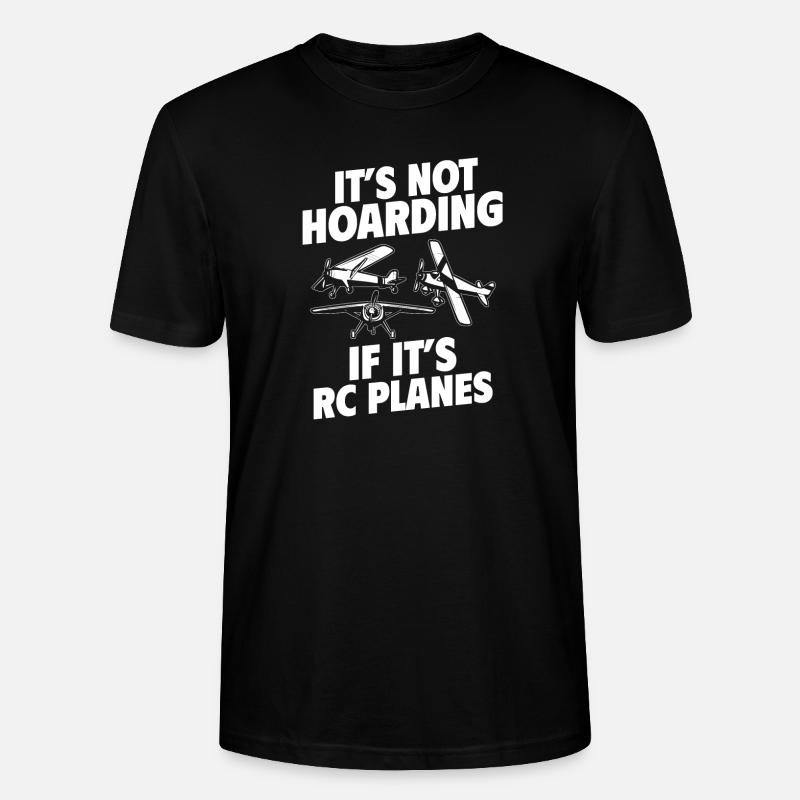 Modèle d’avion télécommandé - T-shirt bio CRAFTER Stanley Stella Unisexe - noir