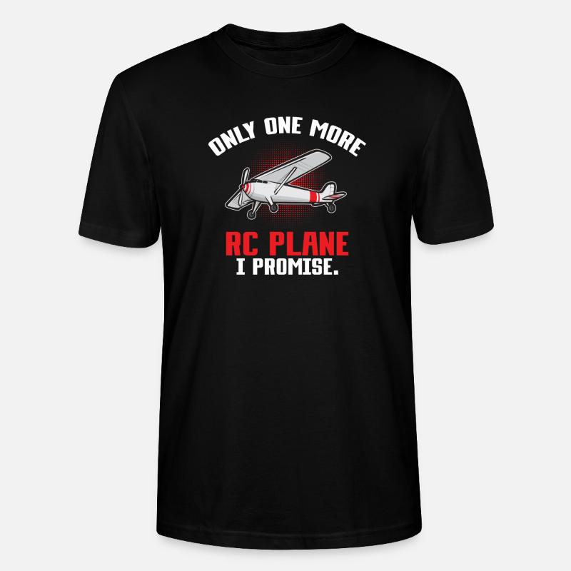 Modèle d’avion télécommandé - T-shirt bio CRAFTER Stanley Stella Unisexe - noir