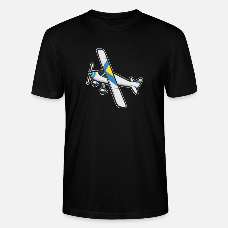 Modèle d’avion télécommandé - T-shirt bio CRAFTER Stanley Stella Unisexe - noir