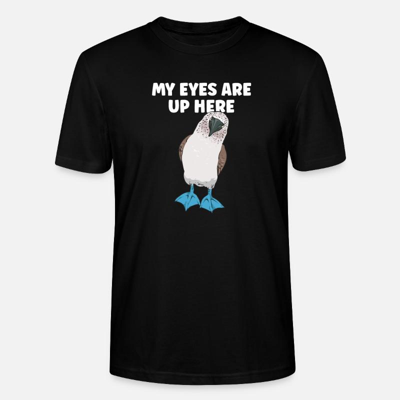 Blaufußtölpel Blue-footed Booby Seevogel - Stanley/Stella Unisex Bio-T-Shirt CRAFTER - Schwarz