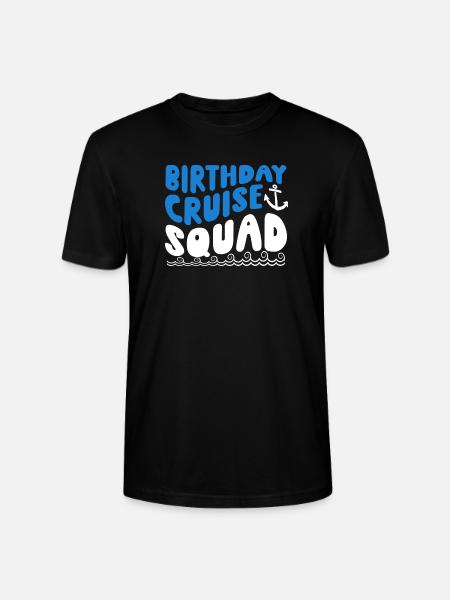 Birthday Cruise Squad - Stanley/Stella Unisex Bio-T-Shirt CRAFTER - Schwarz