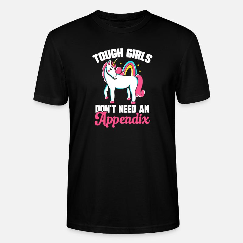 Appendicectomie Appendicite - T-shirt bio CRAFTER Stanley Stella Unisexe - noir