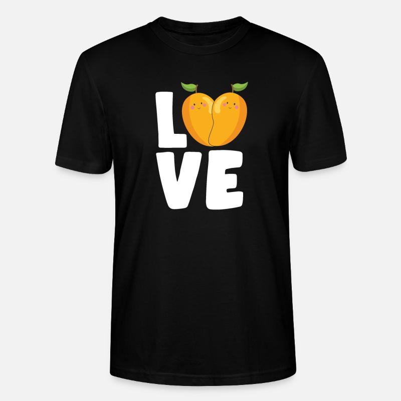 Mango Frucht Mango - Stanley/Stella Unisex Bio-T-Shirt CRAFTER - Schwarz