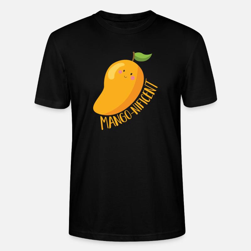 Mango Fruit Mango - Stanley/Stella CRAFTER Unisex Organic T-Shirt - black