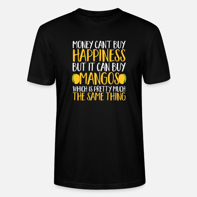 Mango Fruit Mango - Stanley/Stella CRAFTER Unisex Organic T-Shirt - black