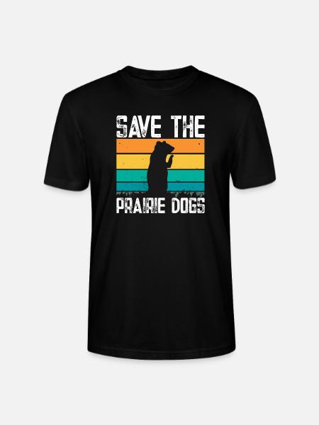 Prairie dog - Stanley/Stella CRAFTER Unisex Organic T-Shirt - black
