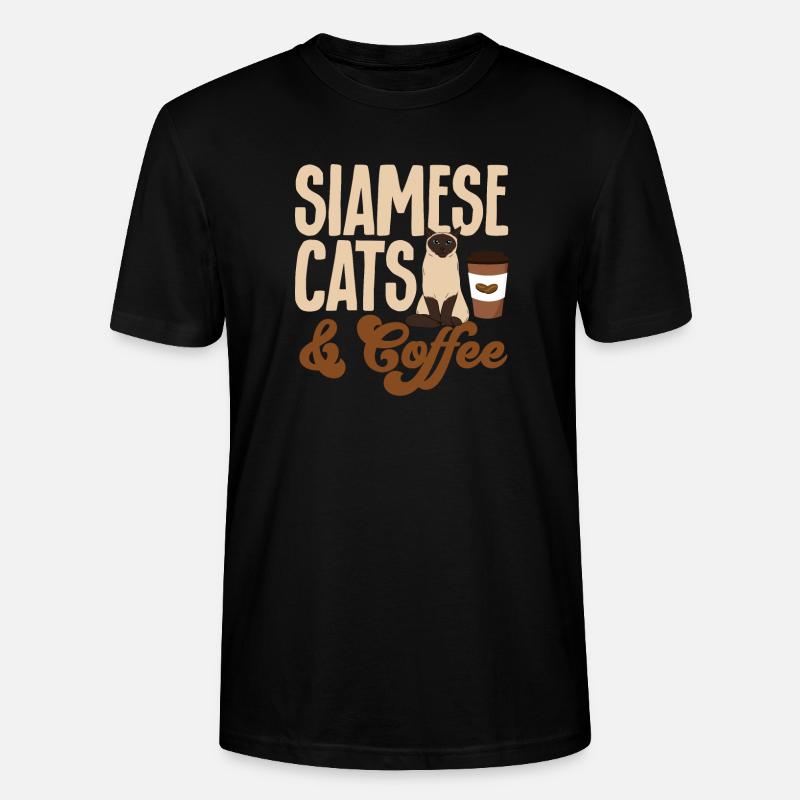 Siamkatze - Stanley/Stella Unisex Bio-T-Shirt CRAFTER - Schwarz