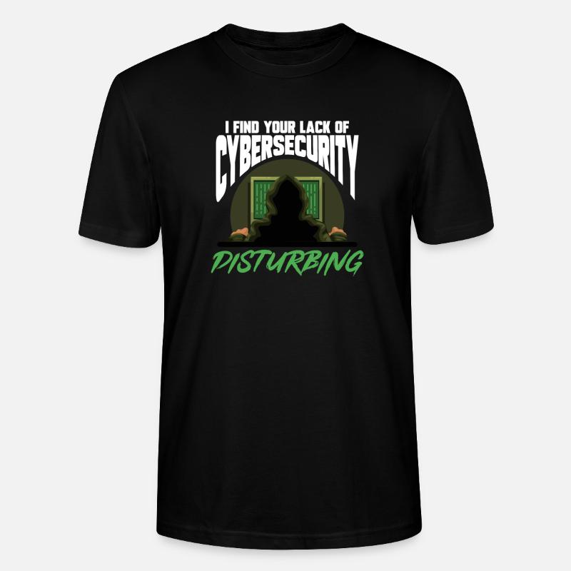 Cybersecurity Hackers IT Security - Stanley/Stella CRAFTER Unisex Organic T-Shirt - black