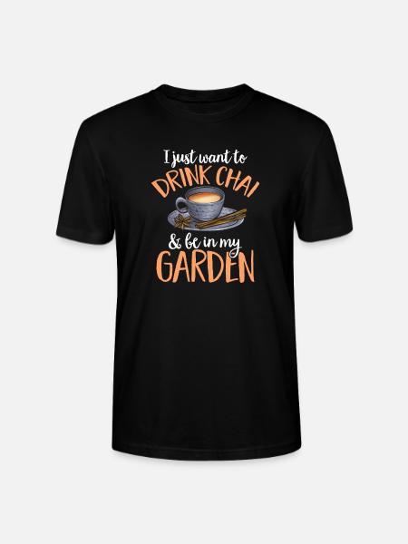 Chai Tee Masala Chai - Stanley/Stella Unisex Bio-T-Shirt CRAFTER - Schwarz