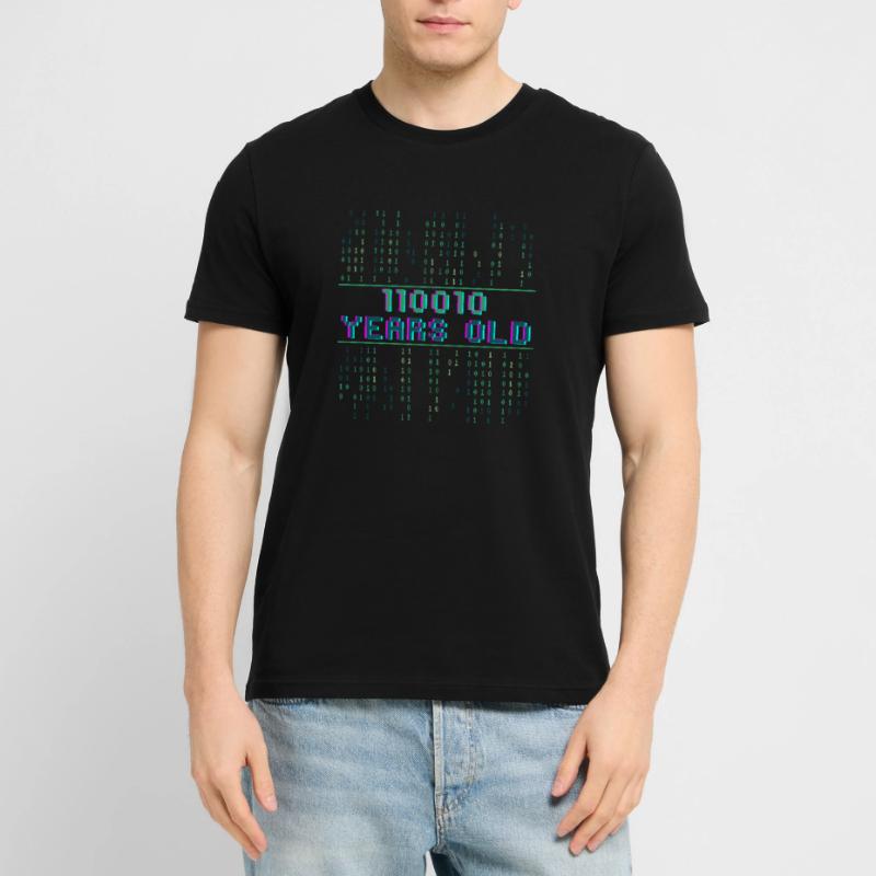 50th Birthday 50 Year Old Binary Code Coder Stanley/Stella CRAFTER Unisex Organic T-Shirt