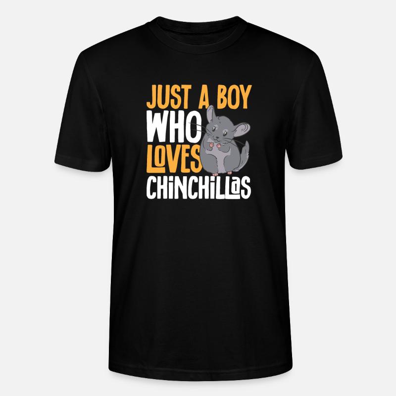Chinchilla - Stanley/Stella Unisex Bio-T-Shirt CRAFTER - Schwarz
