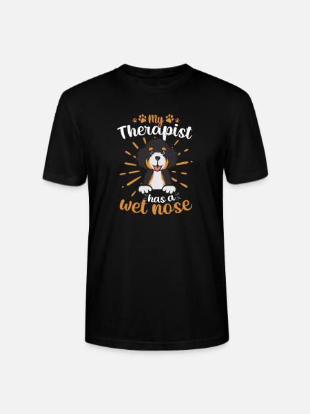 Chien Bernedoodle - T-shirt bio CRAFTER Stanley Stella Unisexe - noir