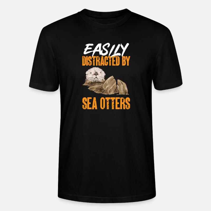 Seeotter - Stanley/Stella Unisex Bio-T-Shirt CRAFTER - Schwarz