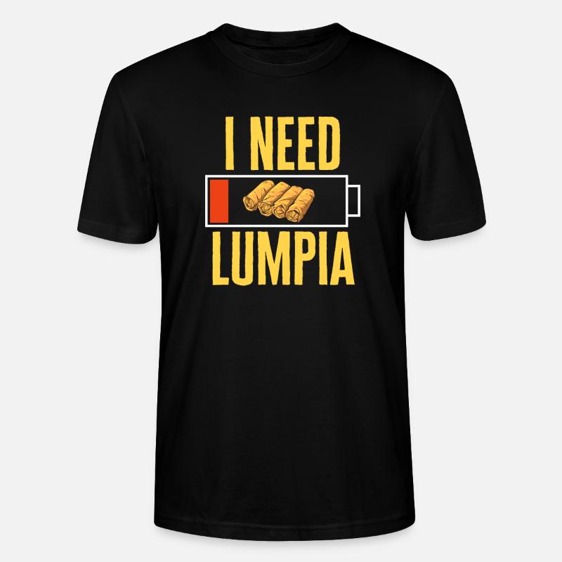 Lumpia Philippinisches Essen Philippinen - Stanley/Stella Unisex Bio-T-Shirt CRAFTER - Schwarz