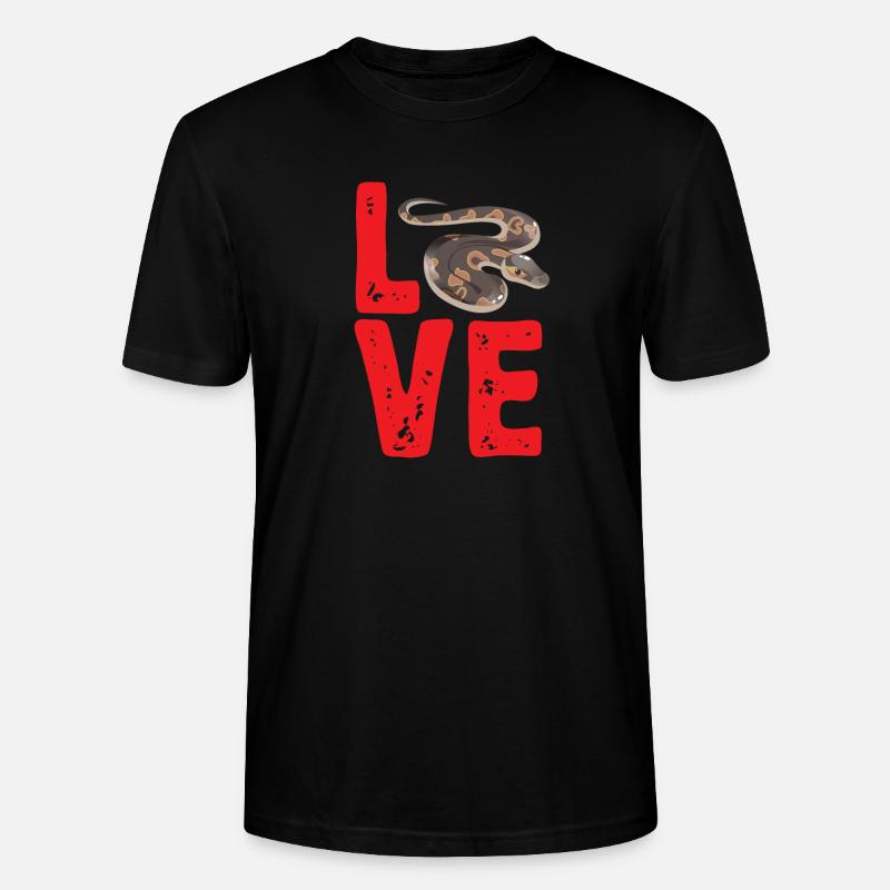 Ball Python Snake King Python - T-shirt bio CRAFTER Stanley Stella Unisexe - noir