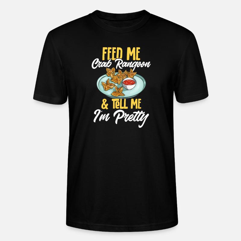 Krabben Rangoon Crab Rangoon - Stanley/Stella Unisex Bio-T-Shirt CRAFTER - Schwarz