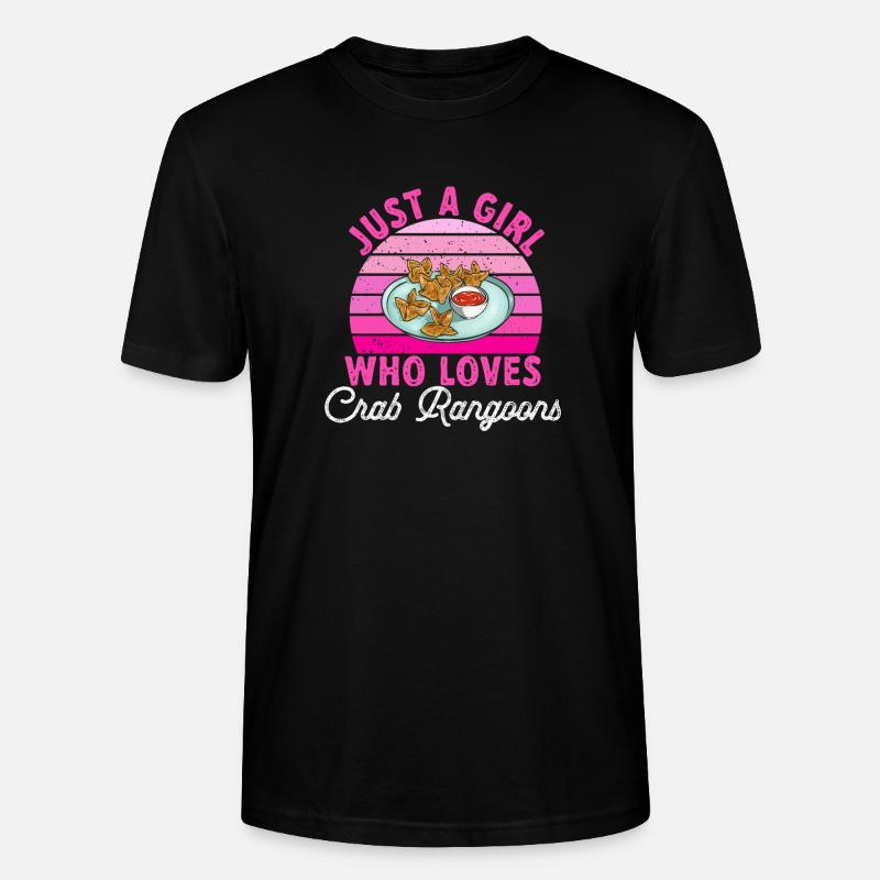 Krabben Rangoon Crab Rangoon - Stanley/Stella Unisex Bio-T-Shirt CRAFTER - Schwarz