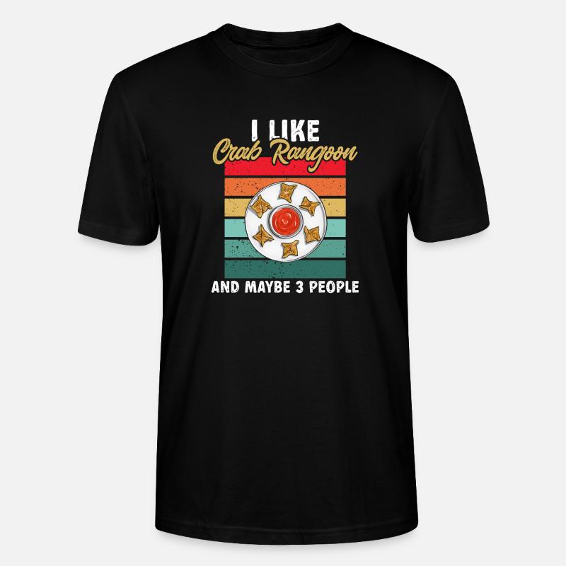 Krabben Rangoon Crab Rangoon - Stanley/Stella Unisex Bio-T-Shirt CRAFTER - Schwarz