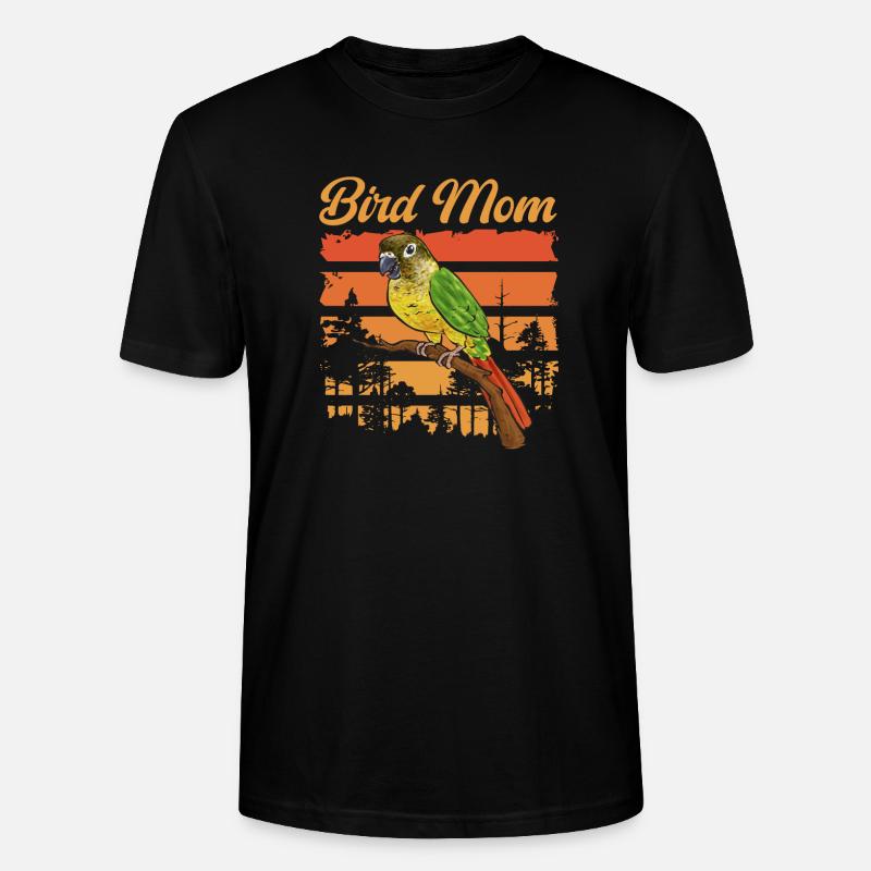Molinasittich Papagei Vogel Sittich - Stanley/Stella Unisex Bio-T-Shirt CRAFTER - Schwarz