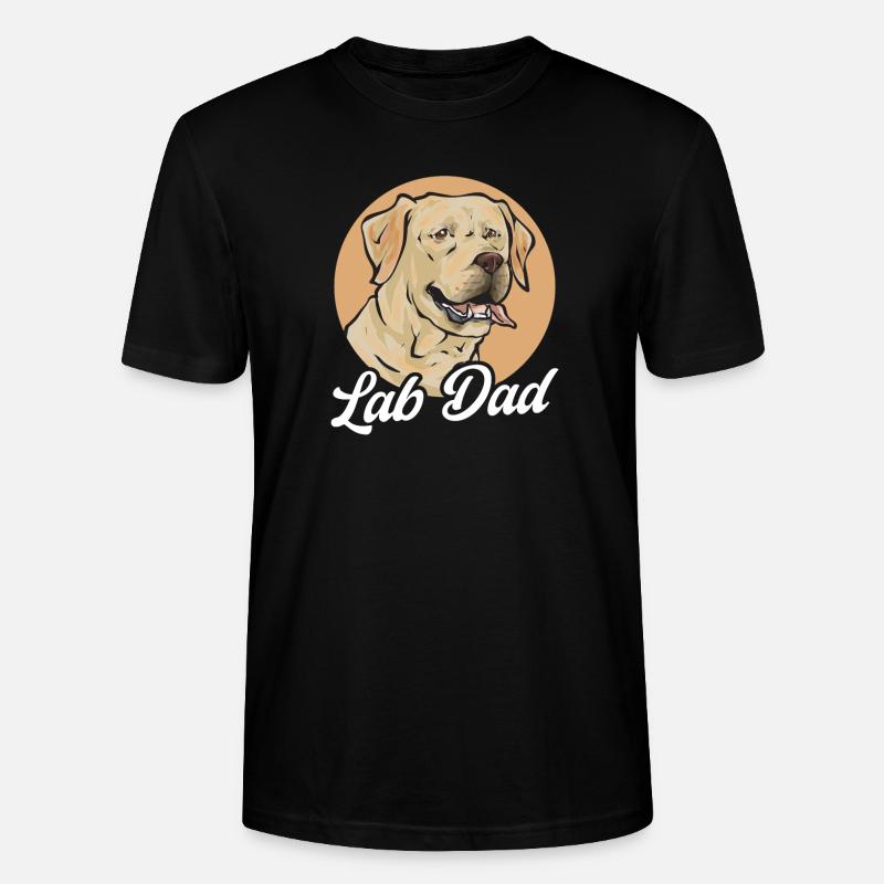 Labrador Retriever jaune - T-shirt bio CRAFTER Stanley Stella Unisexe - noir