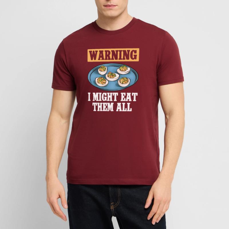 Stuffed Eggs Deviled Eggs Stanley/Stella CRAFTER Unisex Organic T-Shirt