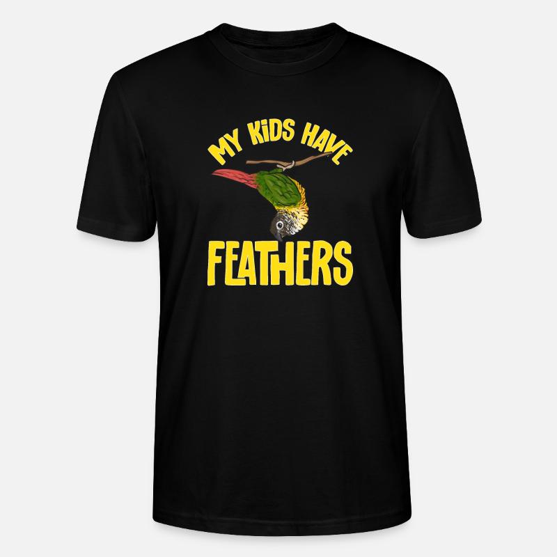 Molinasittich Papagei Vogel Sittich - Stanley/Stella Unisex Bio-T-Shirt CRAFTER - Schwarz