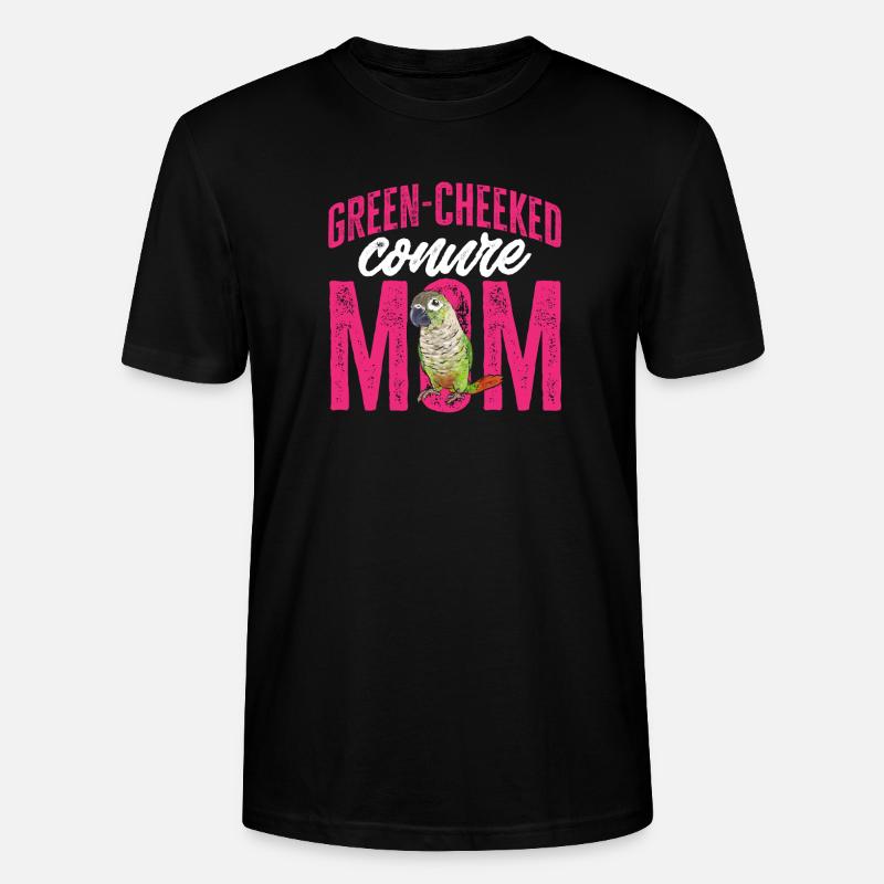 Perruche Molina Perroquet Perruche oiseau - T-shirt bio CRAFTER Stanley Stella Unisexe - noir