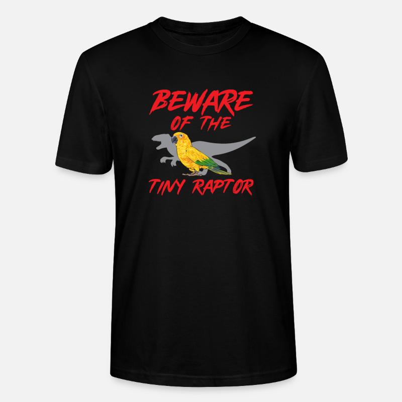 Perruche, Perroquet, Perruche, Oiseau - T-shirt bio CRAFTER Stanley Stella Unisexe - noir