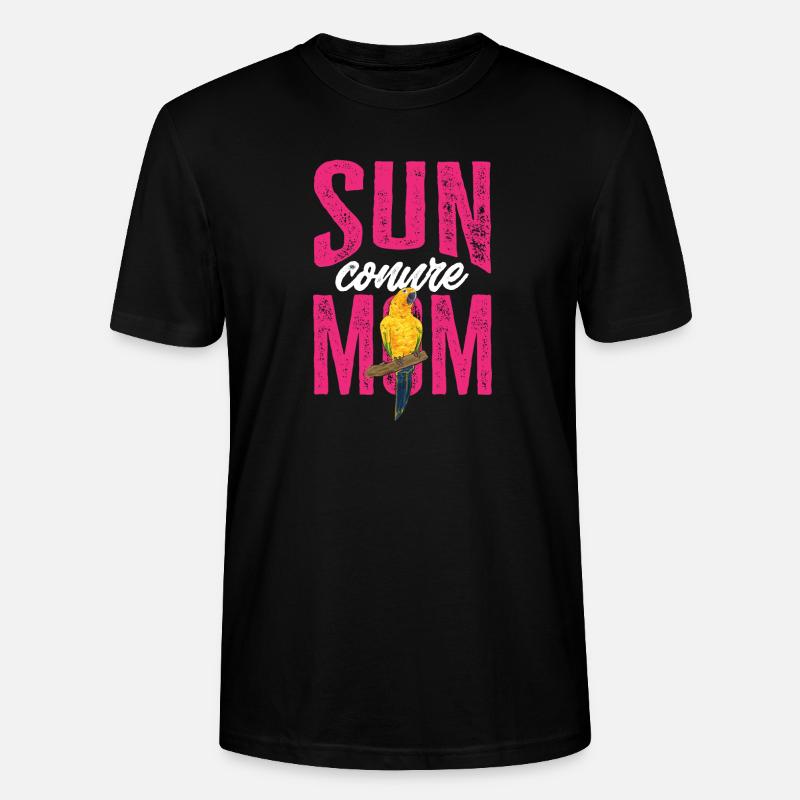 Sonnensittich Papagei Sittich Vogel - Stanley/Stella Unisex Bio-T-Shirt CRAFTER - Schwarz