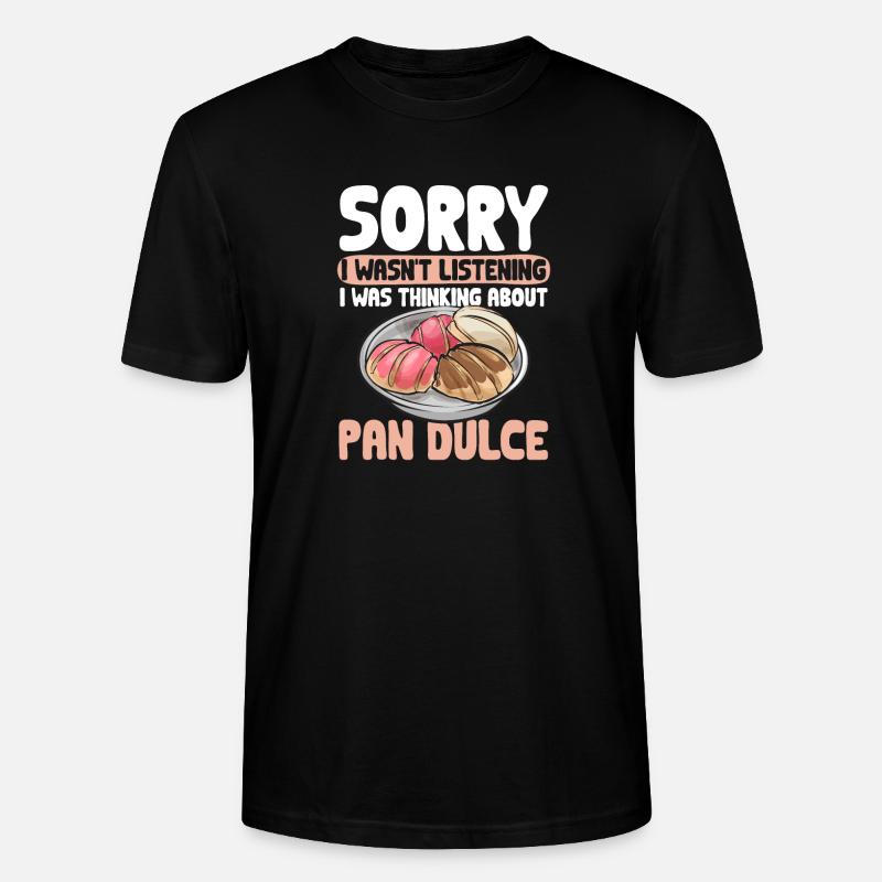 Concha Hispanic Mexican Pan Dulce - Stanley/Stella CRAFTER Unisex Organic T-Shirt - black