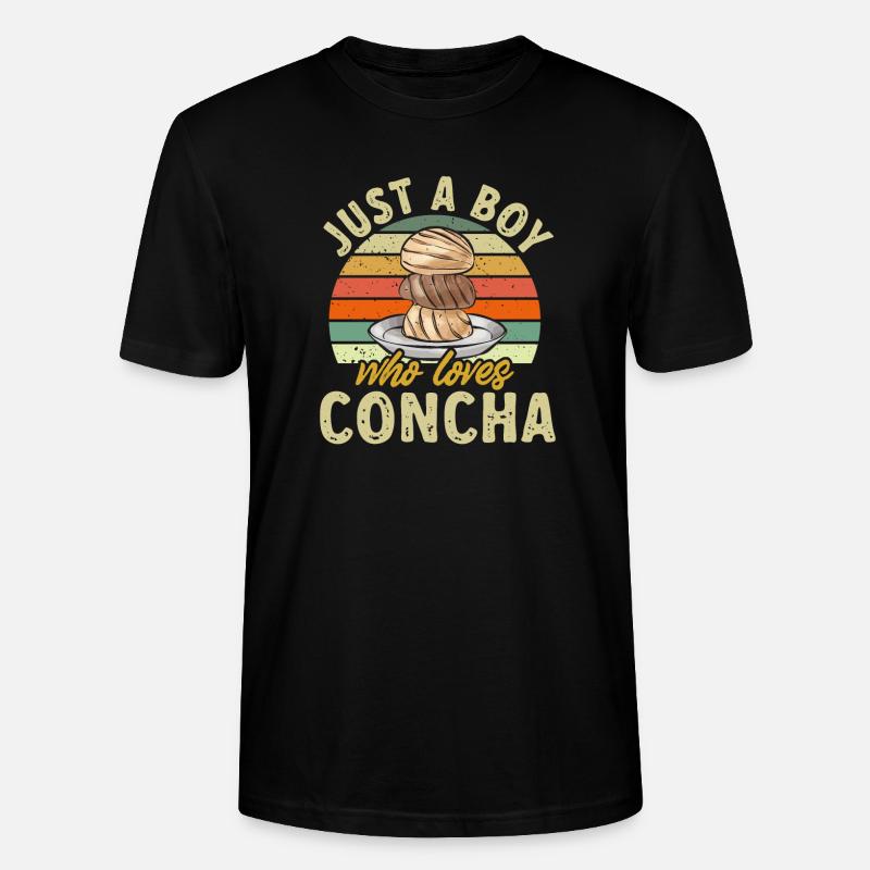 Concha Hispanic Mexikanisch Pan Dulce - Stanley/Stella Unisex Bio-T-Shirt CRAFTER - Schwarz