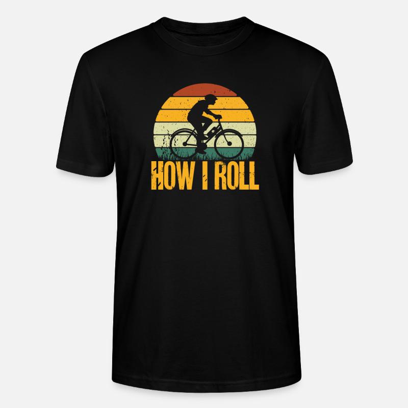 Vélo électrique Vélo Biker E-Bike - T-shirt bio CRAFTER Stanley Stella Unisexe - noir