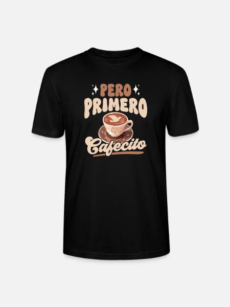 Cafecito Spanish Coffee - Stanley/Stella CRAFTER Unisex Organic T-Shirt - black