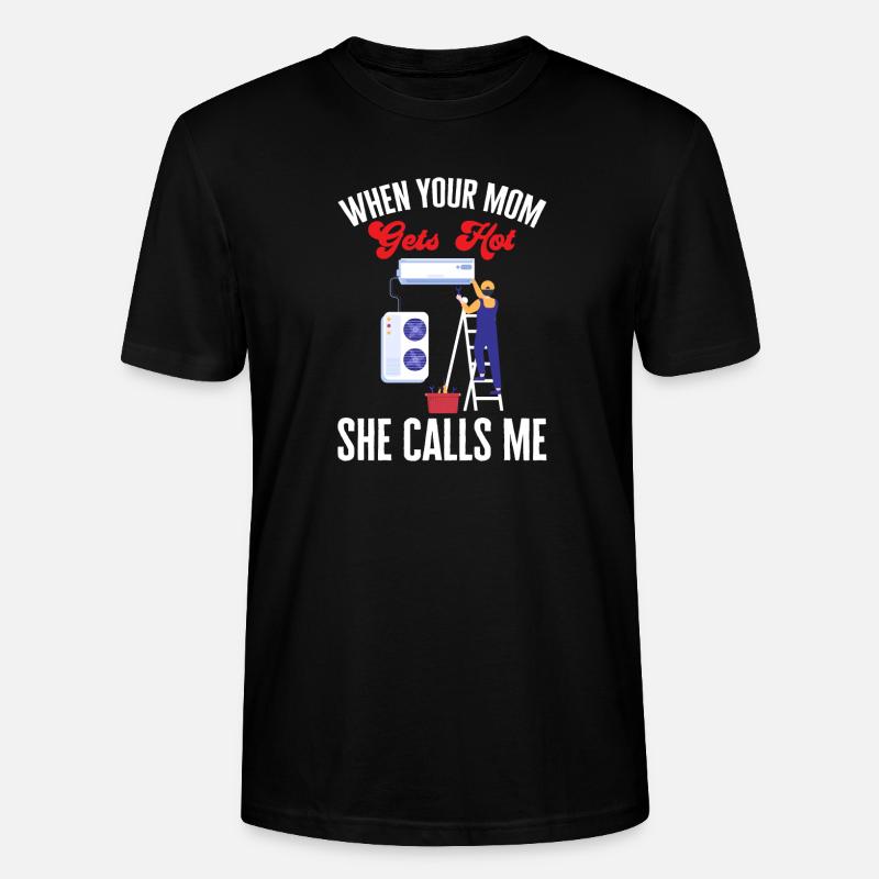 Heizung Klima Lüftung Techniker - Stanley/Stella Unisex Bio-T-Shirt CRAFTER - Schwarz
