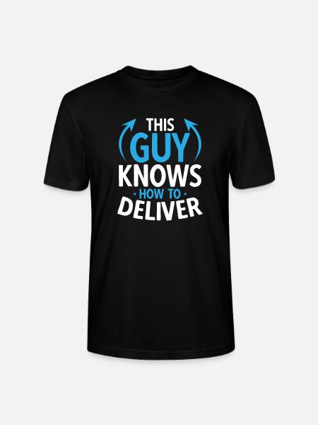Supplier Package Delivery - Stanley/Stella CRAFTER Unisex Organic T-Shirt - black