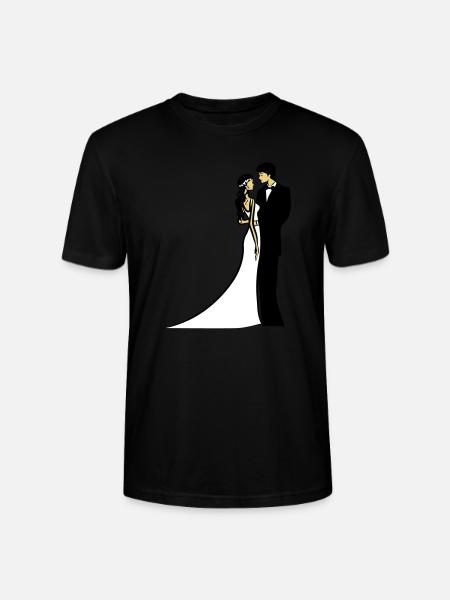 Mariage heureux mariage - T-shirt bio CRAFTER Stanley Stella Unisexe - noir